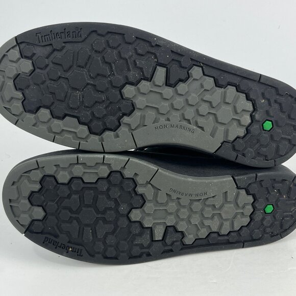 Timberland Kids Boots Size 5 Black Suede Round Toe Ankle Side Zip Flat Heel - Picture 6 of 6